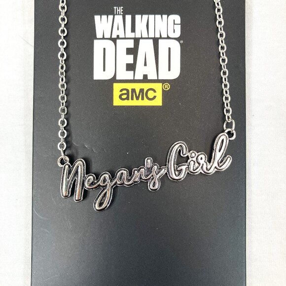 The Walking Dead Negan's Girl Name Plate Necklace - Picture 1 of 3